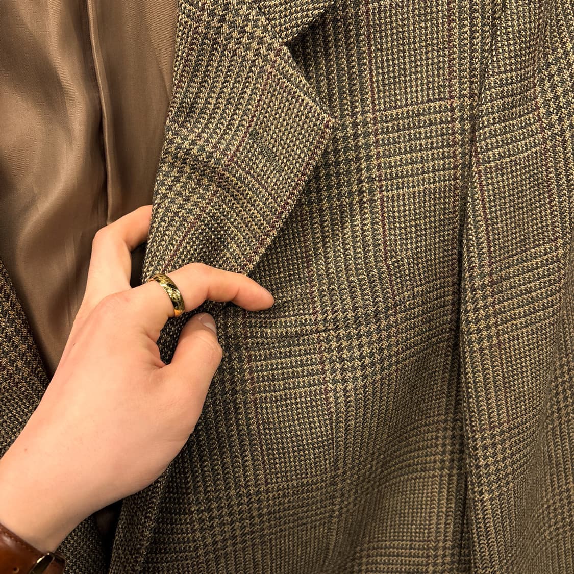 90s 폴로 랄프로렌 클렌체크 테일러링 울 블레이저 자켓 N1226 상품이미지7