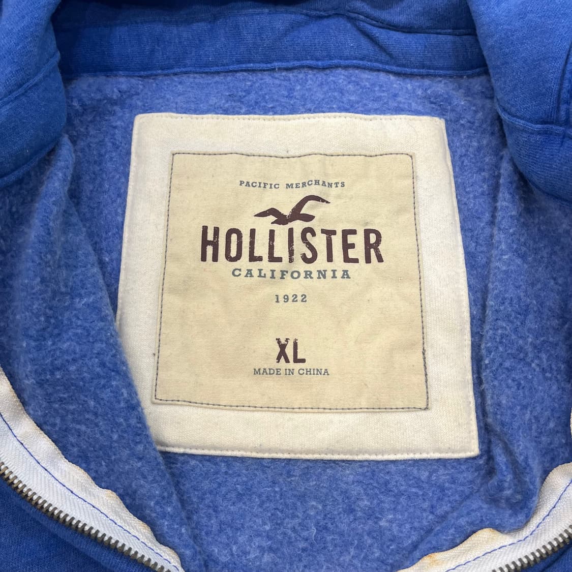 XL 홀리스터 파란색 후드집업 상품이미지5