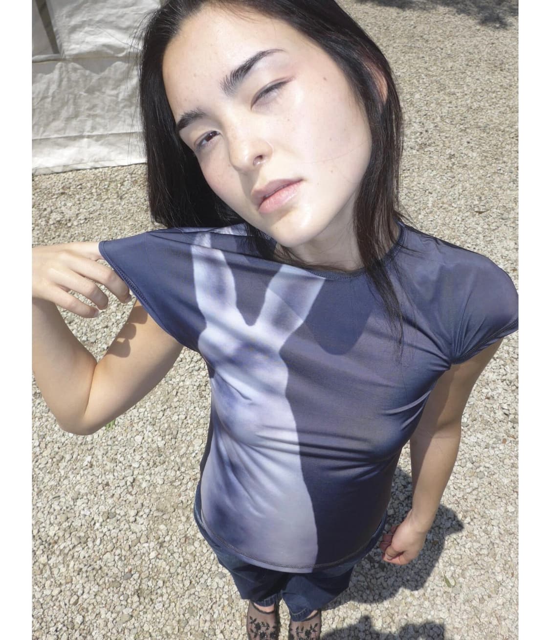 오들리워크샵 rabbit raglan tee 상품이미지3