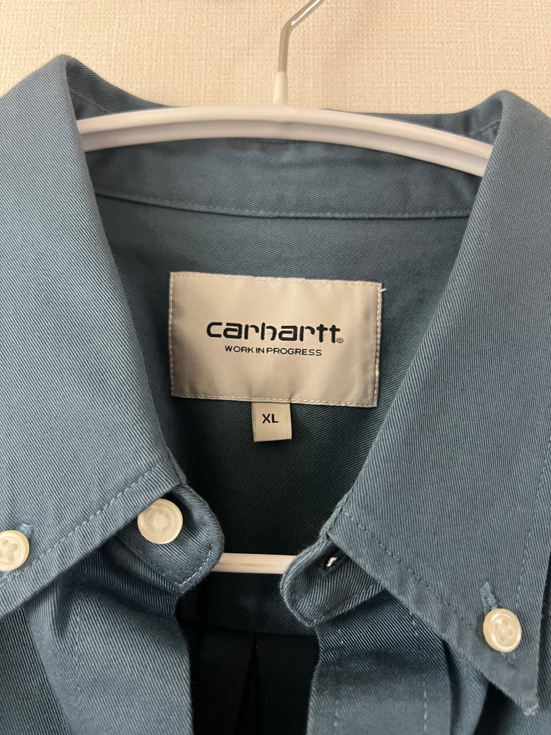 칼하트 WIP 메디슨 셔츠 XL 블루 상품이미지3