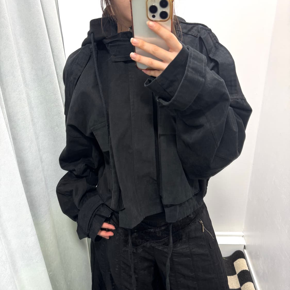 Top notch 블랙 숏 자켓 상품이미지2