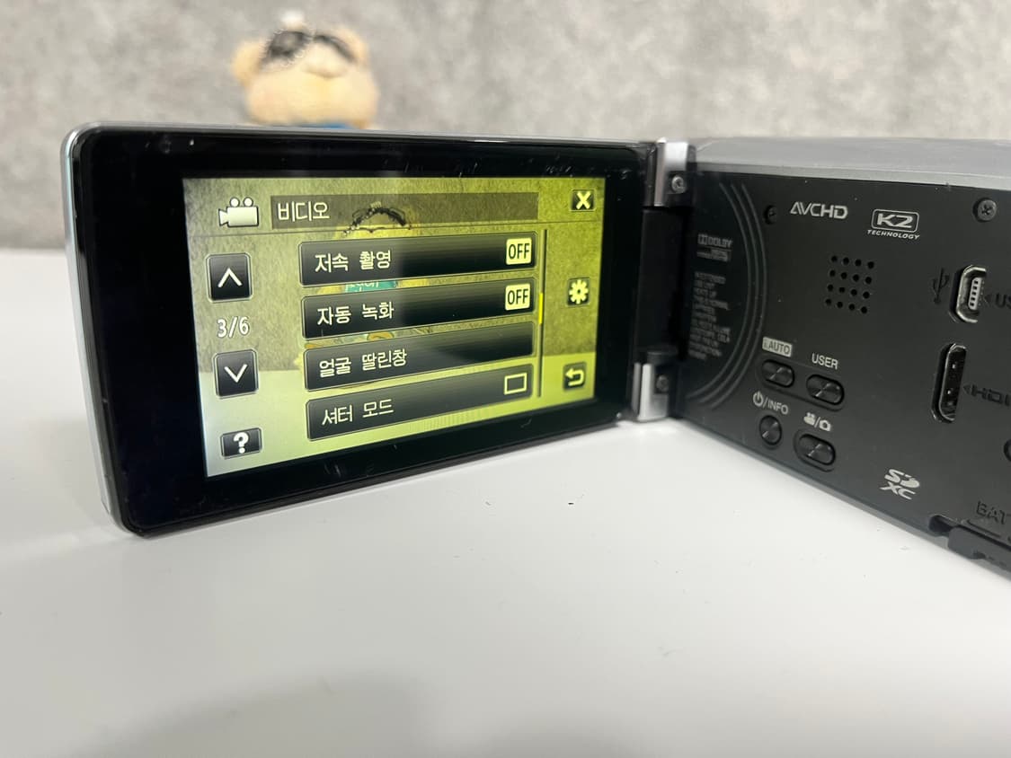 최상위모델 / 디카느낌연출 가능/ jvc gz hm890 빈티지 캠코더 상품이미지4