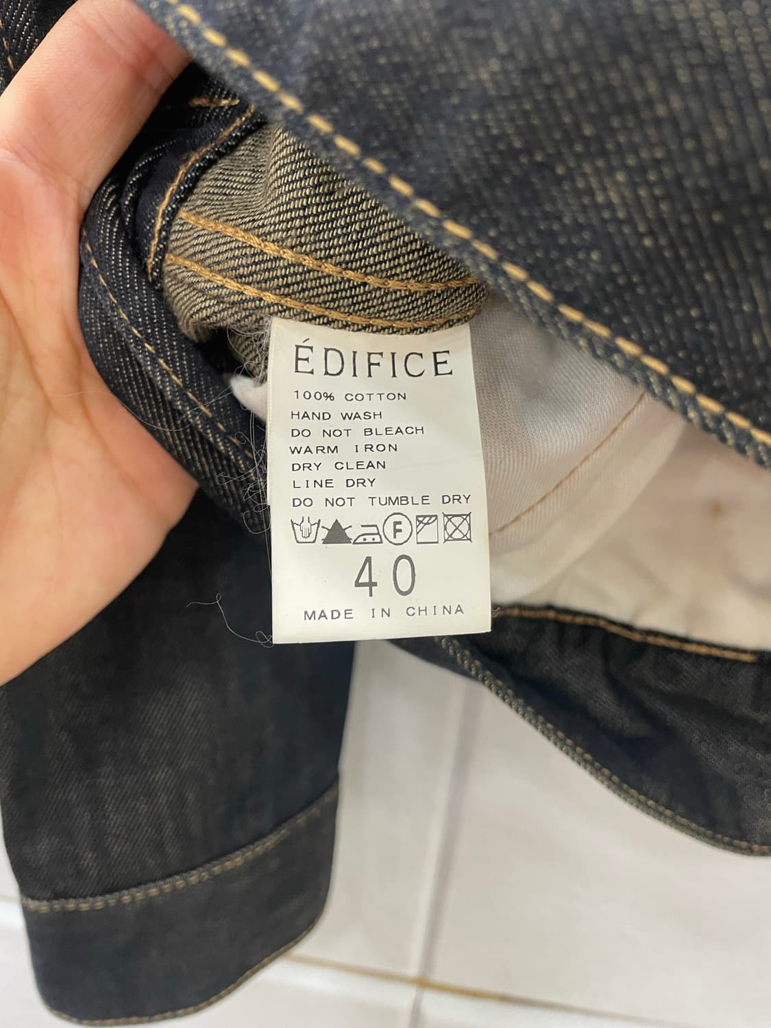 에디피스 데님 자켓 [xs] 상품이미지5