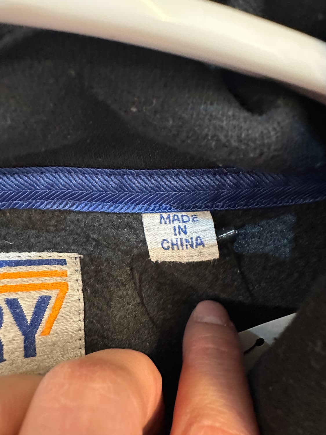 M) 수퍼드라이 블랙 기모 후드티 상품이미지4