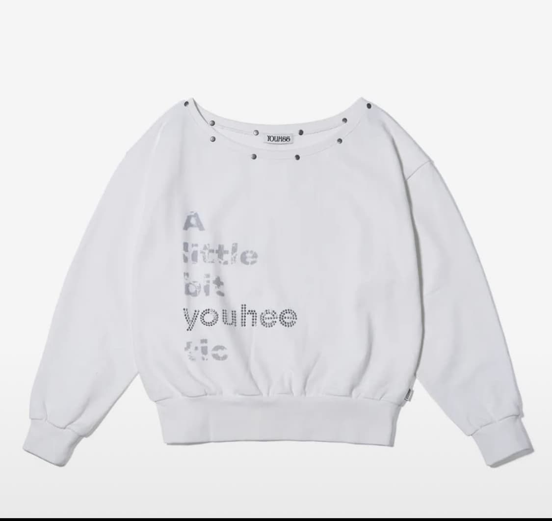 유희 오프숄더 맨투맨 상품이미지1