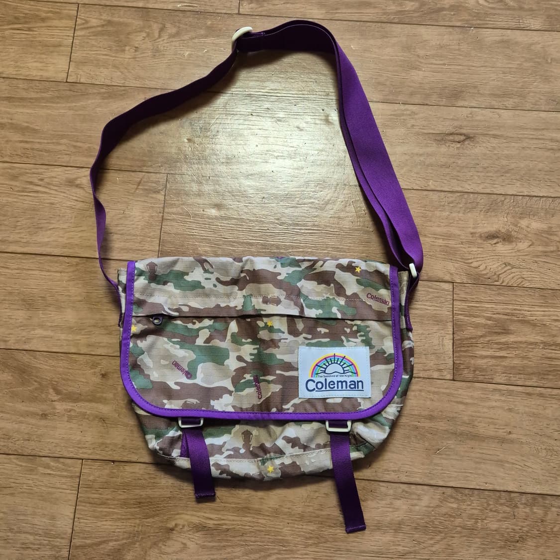 💜대대장급💜coleman콜맨 카모 크로스백/카모플라주 메신저백 상품이미지3