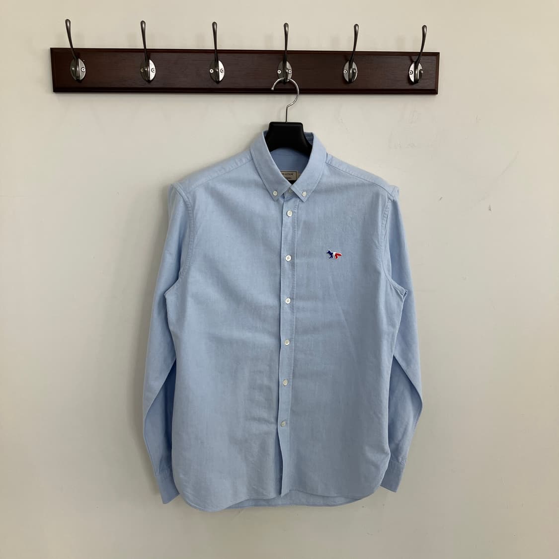 메종키츠네 트리플 컬러 폭스 옥스포드 셔츠 상품이미지1