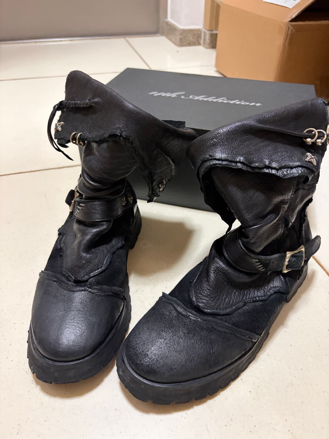 14th addiction Elvis Punk 부츠 상품이미지4