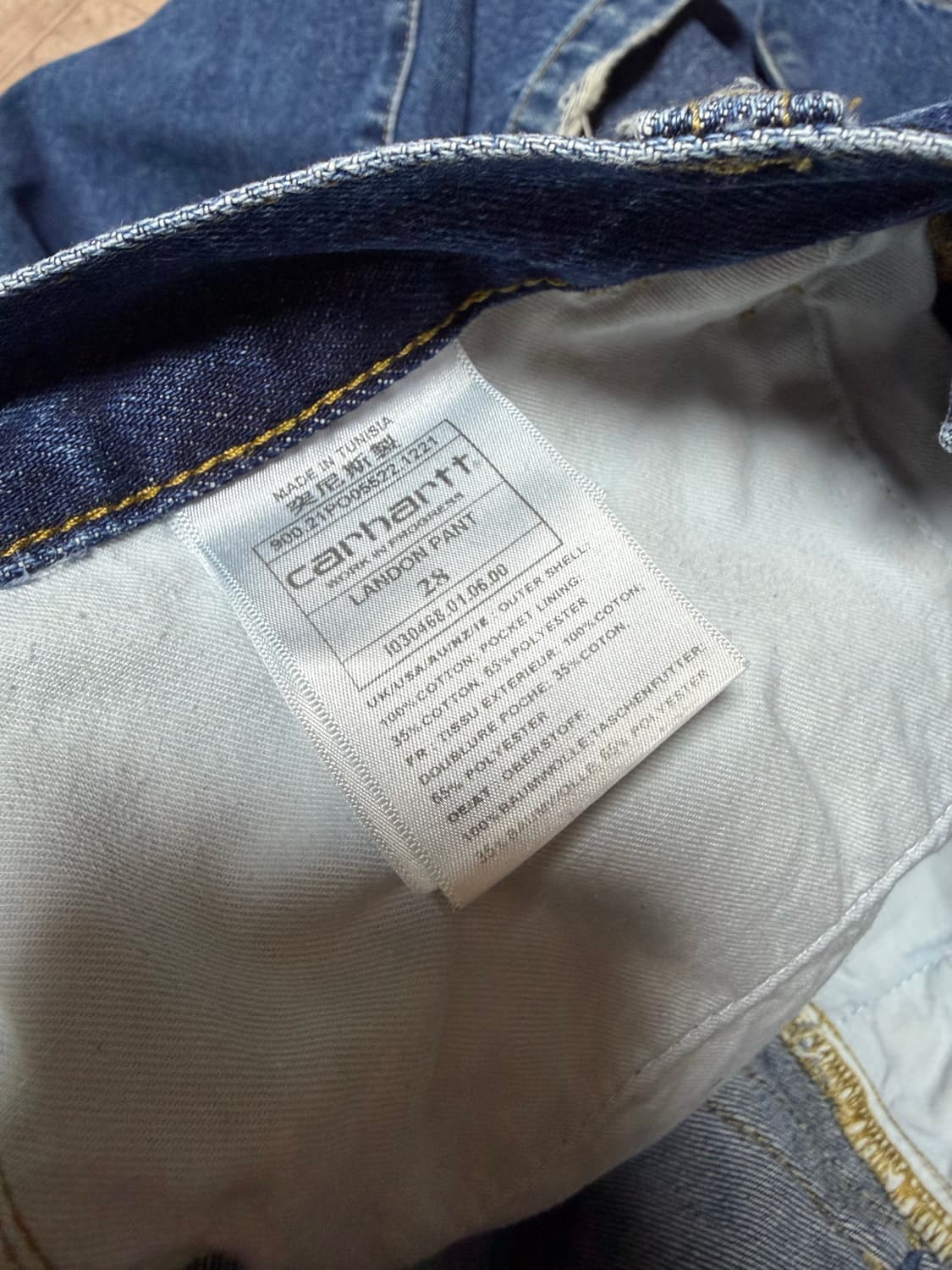 칼하트 윕 랜던데님팬츠 상품이미지5
