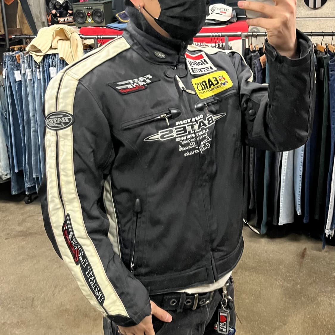 베이츠 레더 바이크 자켓 (105) 상품이미지10