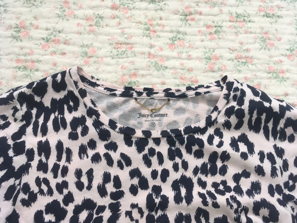 쥬시꾸뛰르 레오파드 반팔 티셔츠 상품이미지7