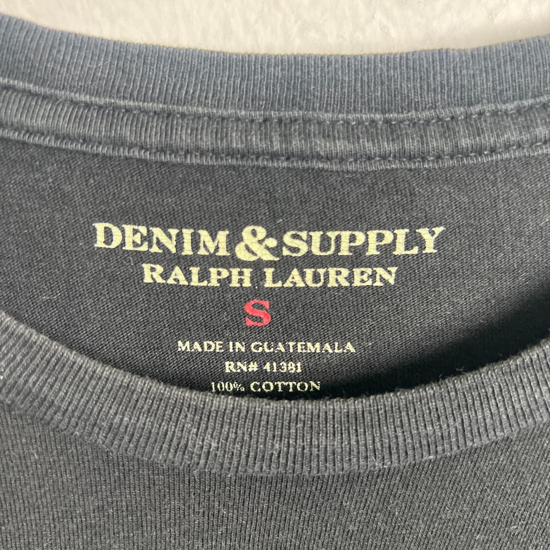 데님 앤 서플라이 랄프로렌 그래픽 반팔 티셔츠 S 상품이미지4