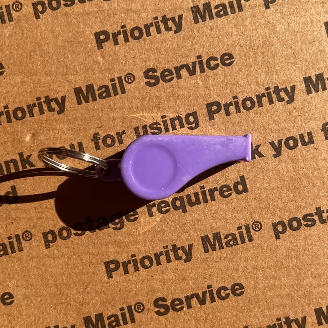 90s vtg Purple Whistle Keyring 상품이미지2