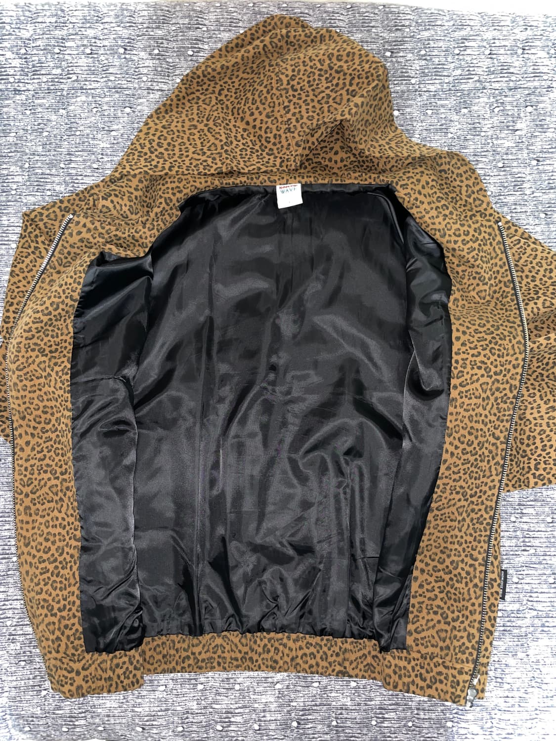 노우웨이브 레오파드 후드 자켓 L 상품이미지5
