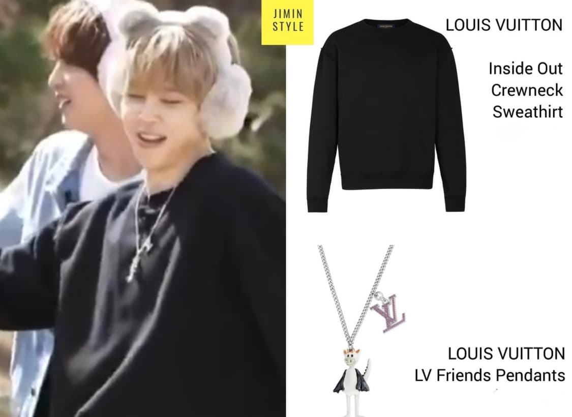 (bts 지민 착용) 루이비통 인사이드아웃 크루넥 맨투맨 상품이미지6