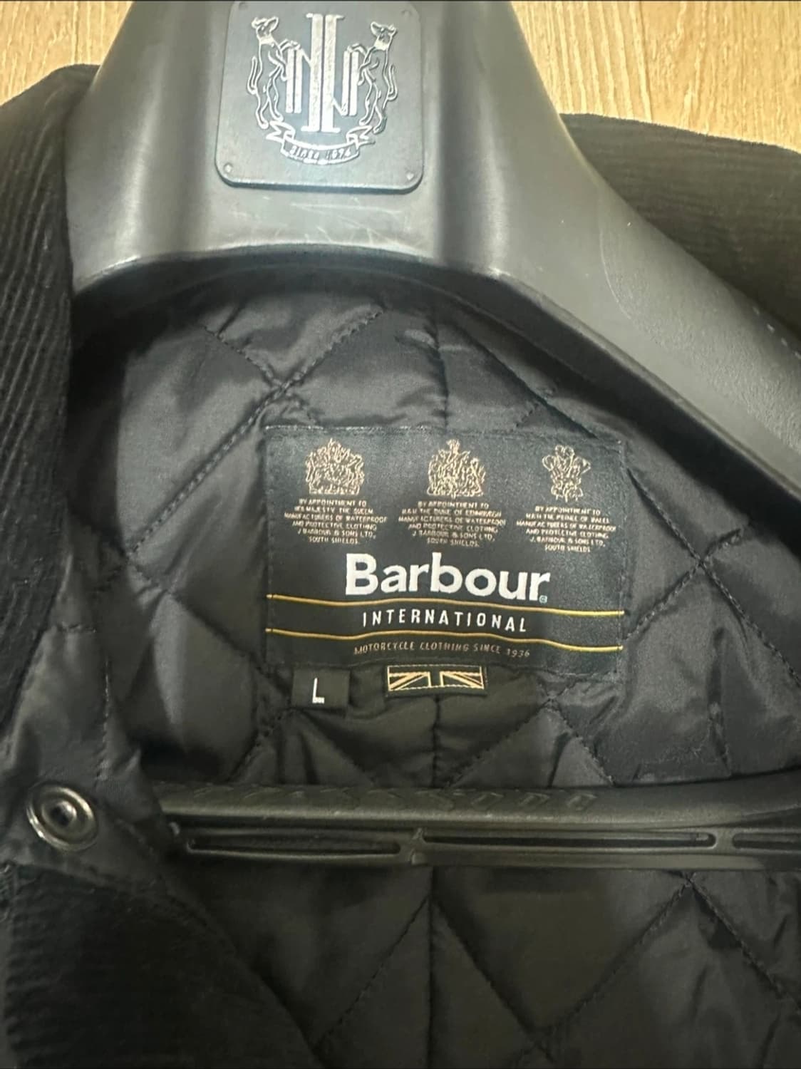 바버 인터네셔널 듀크 왁스 자켓 블랙 L 상품이미지3