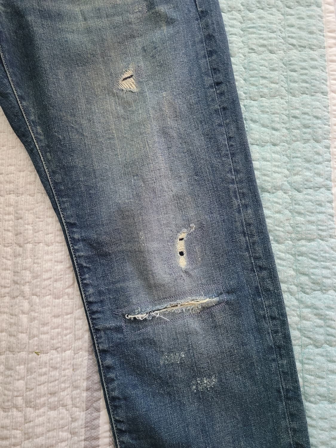 지스타로우 G star raw 3301슬림 빈티지 디스리페어 워싱진 32 상품이미지3