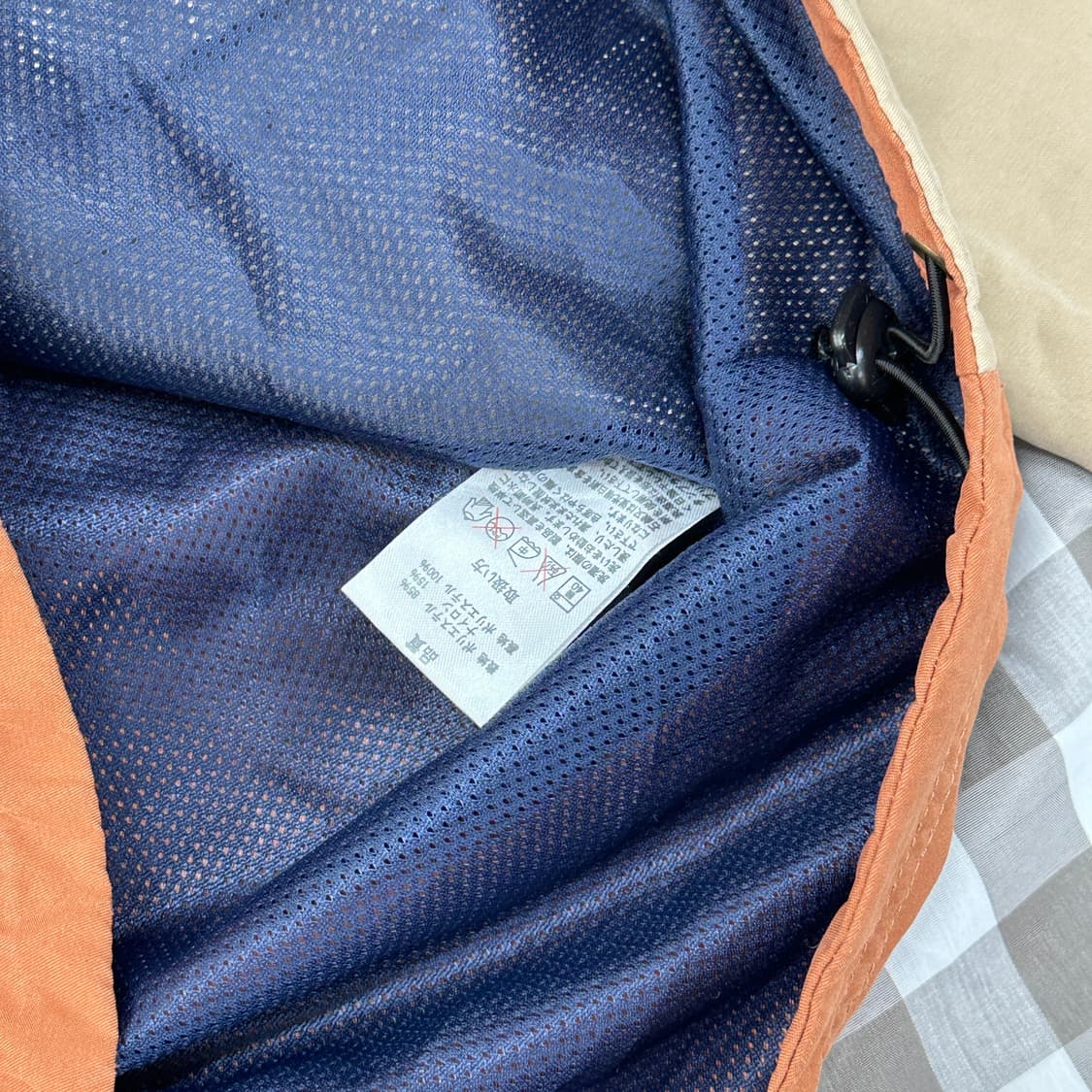 rough 아메카지 배색 아우터 바람막이 봄버 후드 자켓 히피 그런지 상품이미지7