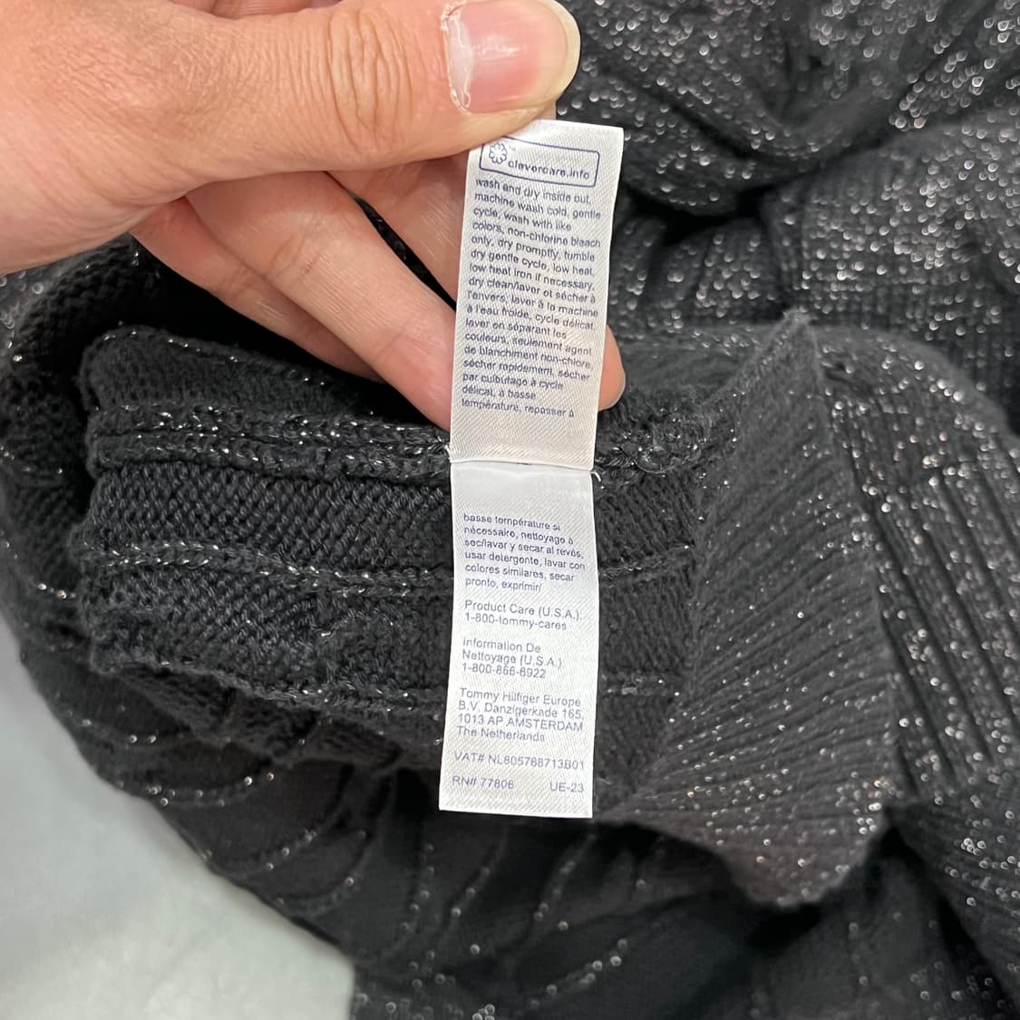  타미힐피거 글리터 꽈배기 니트 y15918 상품이미지8