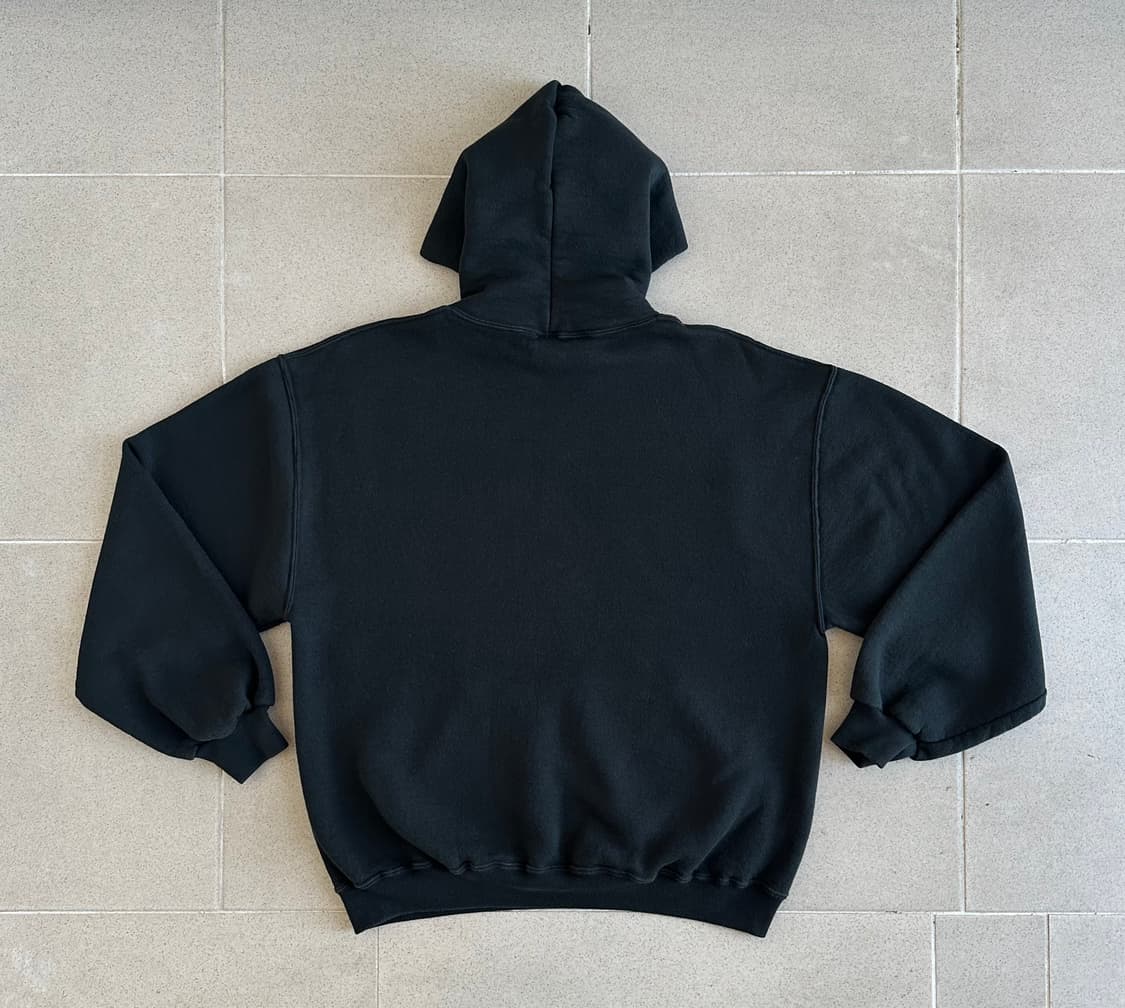 90s 빈티지 러셀 후드 블랙 L 상품이미지2