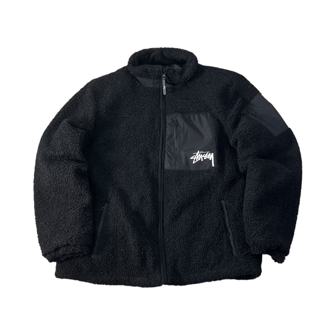 100 스투시 쉐르파 양털 자켓   상품이미지1