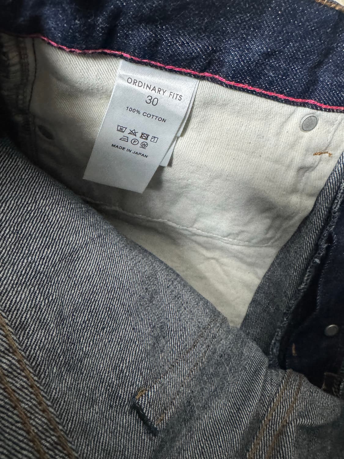 오디너리핏츠 루즈 앵클 데님 30 사이즈 상품이미지3