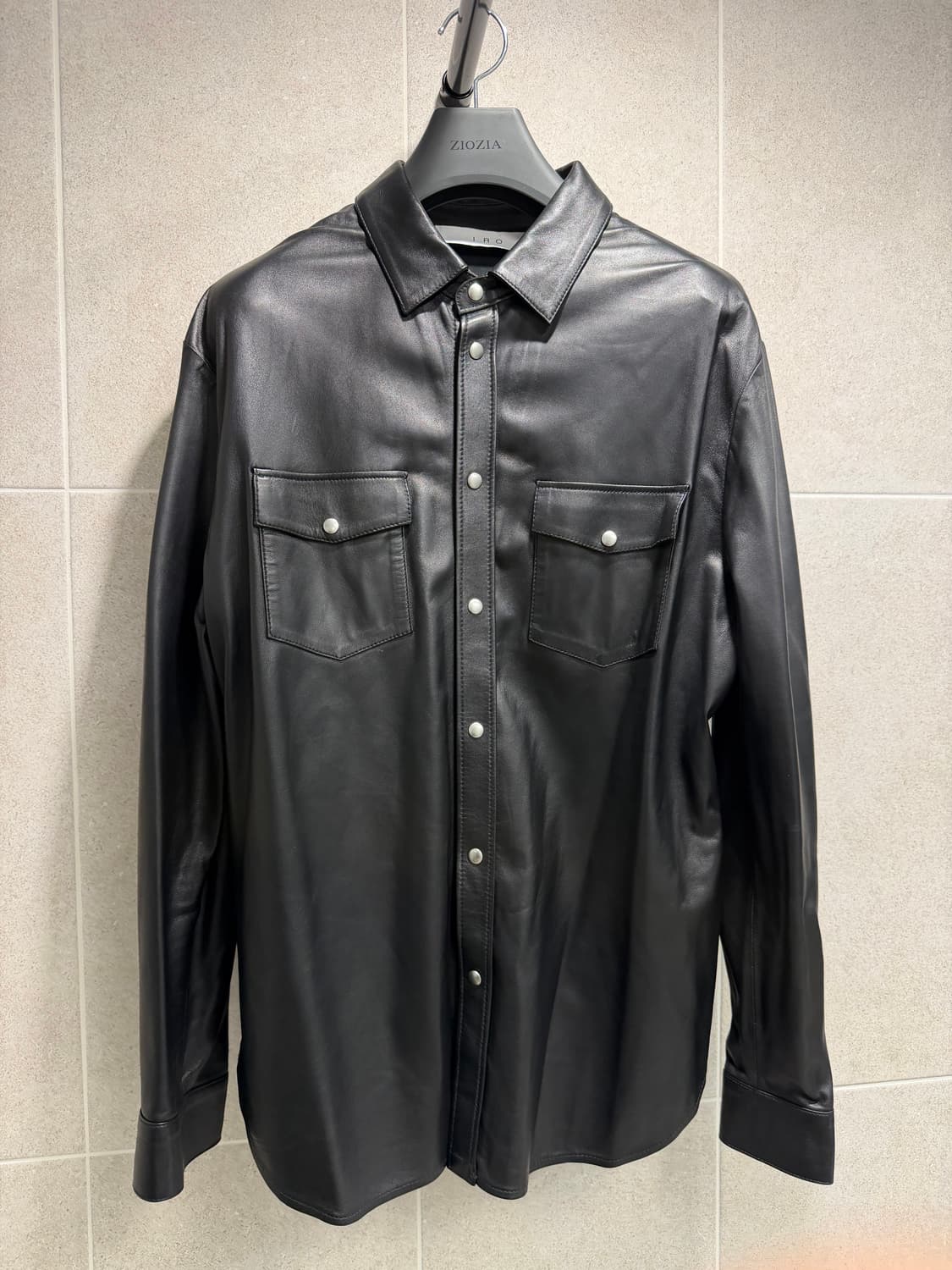 Iro 레더셔츠  상품이미지1