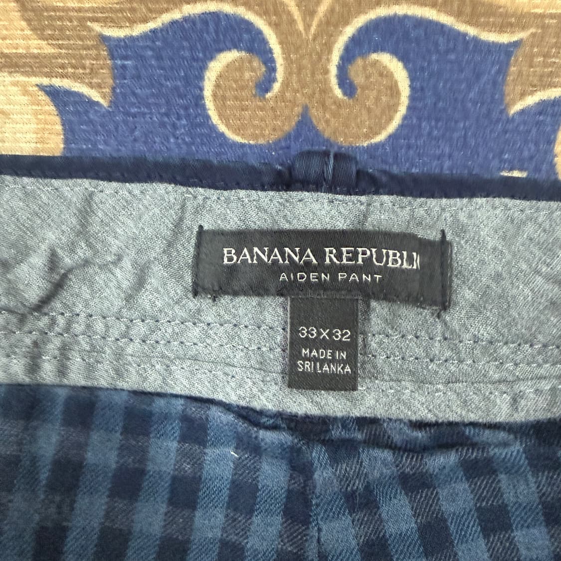 (33)바나나 리퍼블릭 Banana republic 코튼팬츠(네이비) 상품이미지2