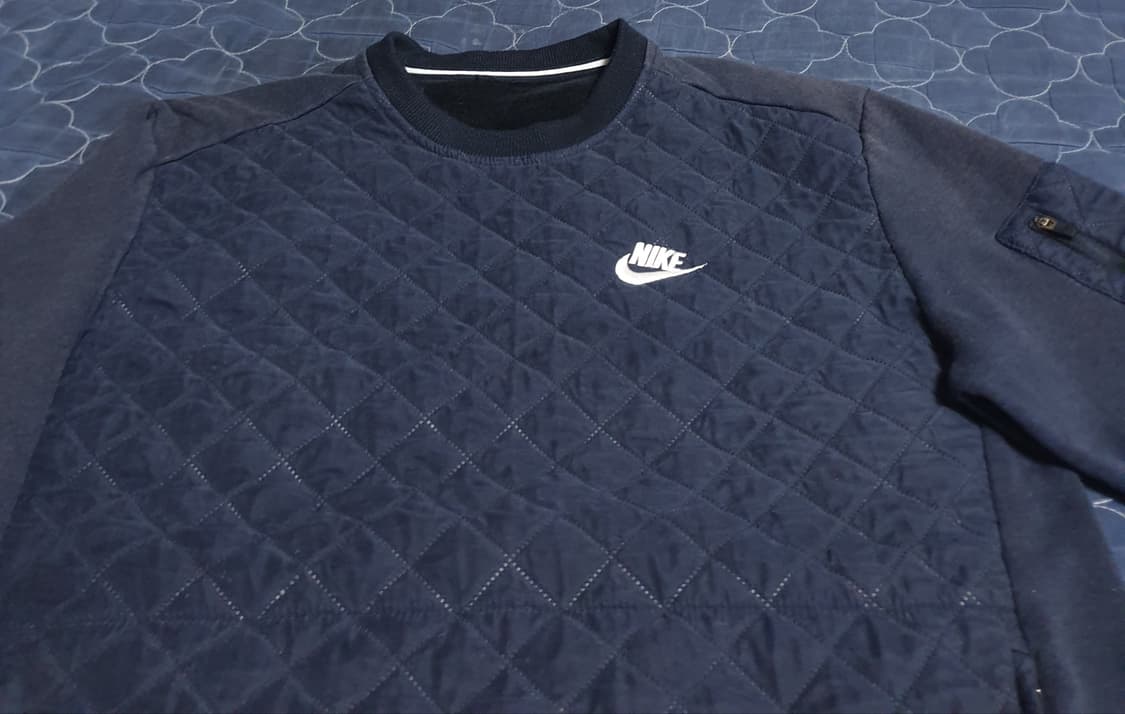 나이키 누빔 포켓 기모 맨투맨 네이비 (95) 상품이미지2