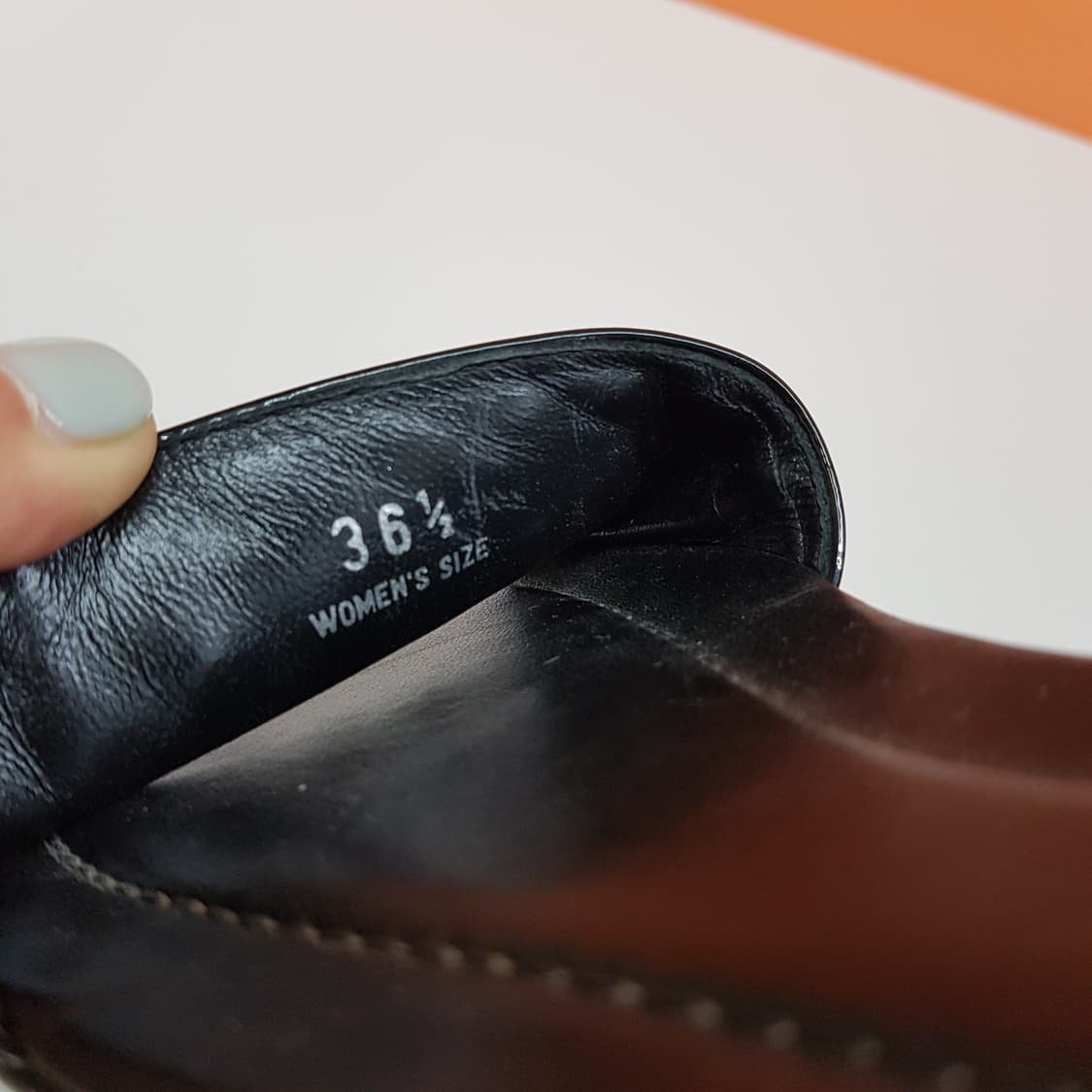 토즈 TODS 스터드 페이턴트 레더 슬라이드 샌들 36.5사이즈 상품이미지6