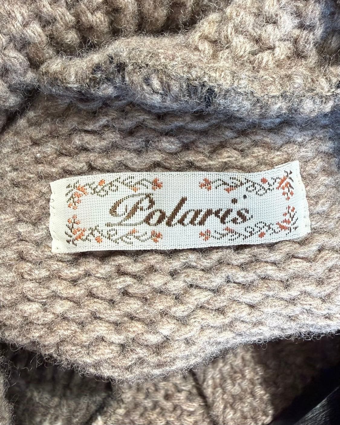 vtg 베이지 코위찬 니트 베스트 상품이미지8