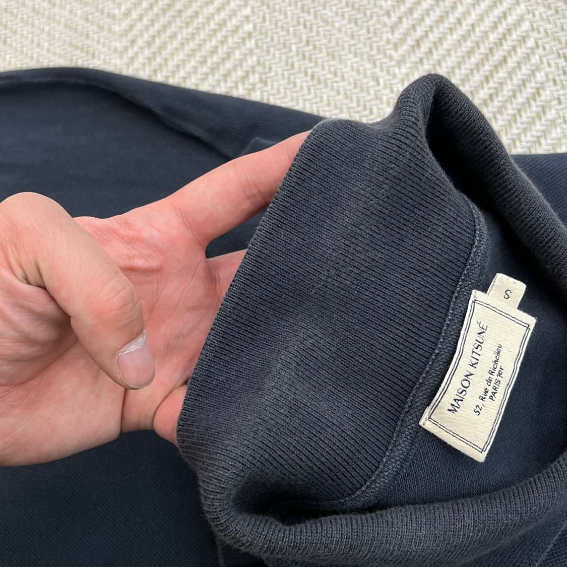 메종키츠네 더블 폭스 하프 카라티 r3815 상품이미지7