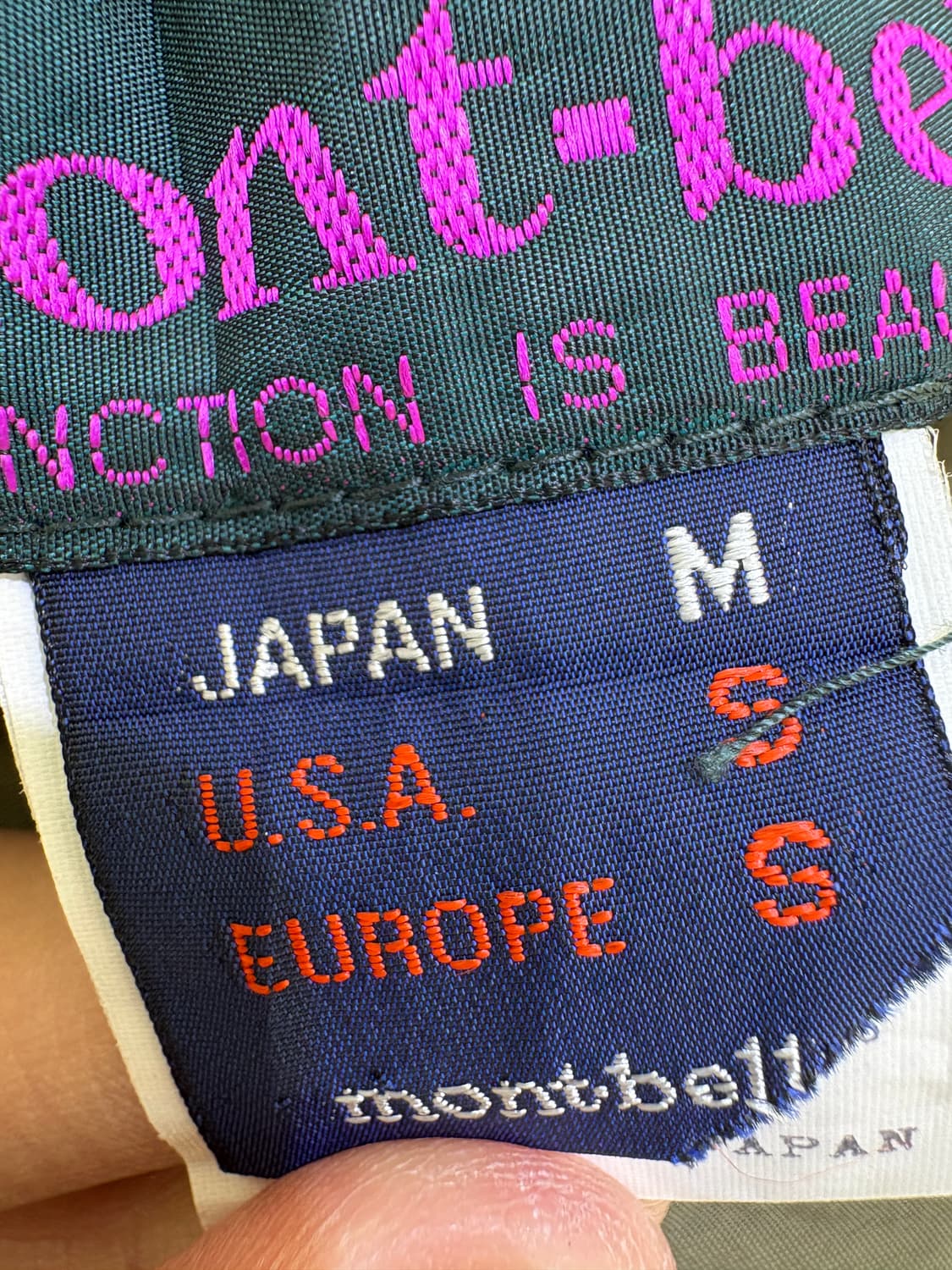 MONTBELL (Made in Japan) 리버시블자켓 상품이미지8