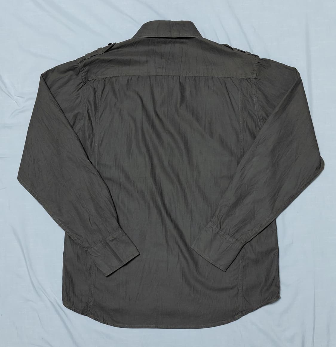 [LL] BEELSEWHERE 밀리터리 견장 롤업 셔츠 상품이미지7