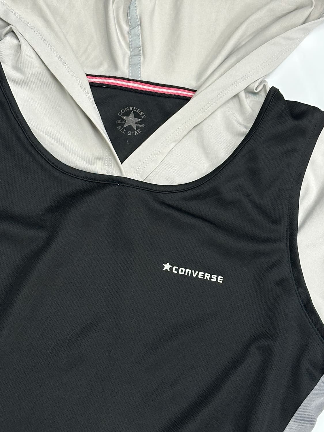 ⭐️재팬 컨버스 스포티 슬림 미니원피스 ⭐️고프코어 데코라 스트릿 빈티지 상품이미지4