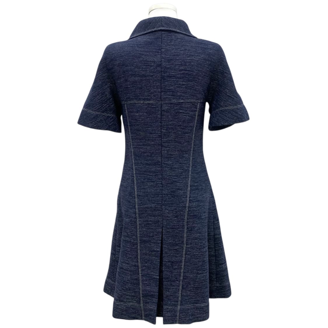 샤넬 트위드 CC 단추 반팔 미디 원피스 상품이미지2