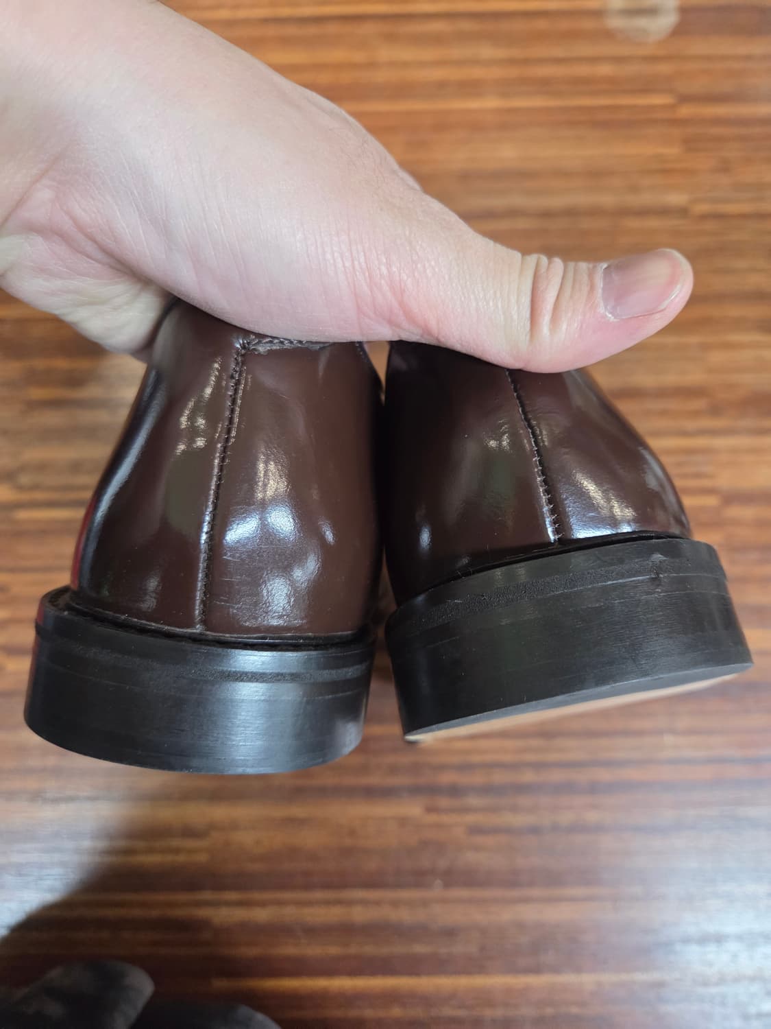 슈펀 더비슈즈 280 초콜릿 상품이미지4