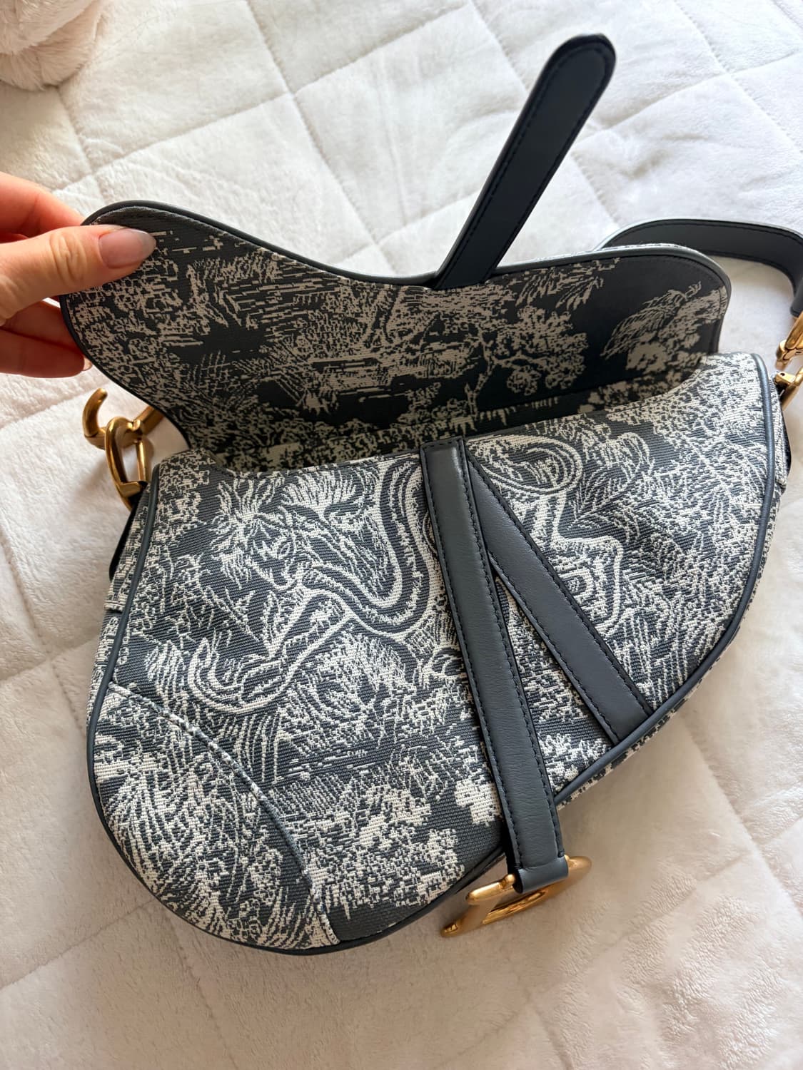 디올 뜨왈 드 주이 새들백 상품이미지2