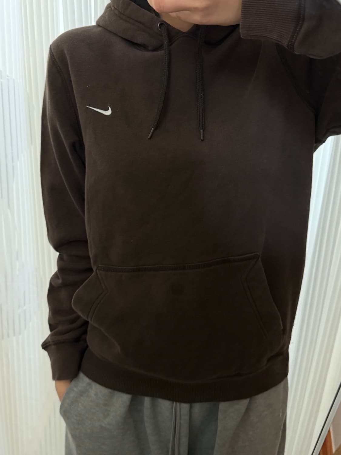 나이키 브라운 후드티 s 상품이미지1