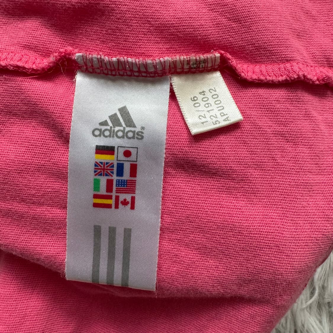 ADIDAS 일본빈티지 크롭 반팔 아디다스 크롭티 아디다스반팔 L 40 상품이미지4