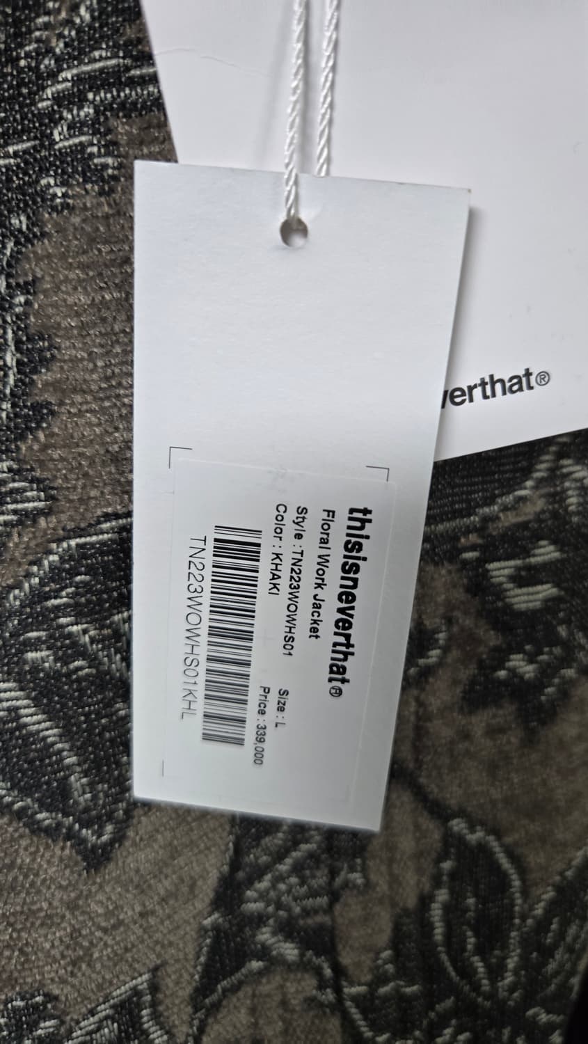 새상품)디스이즈네버댓 플로랄 워크자켓 팬츠 셋업 상품이미지4