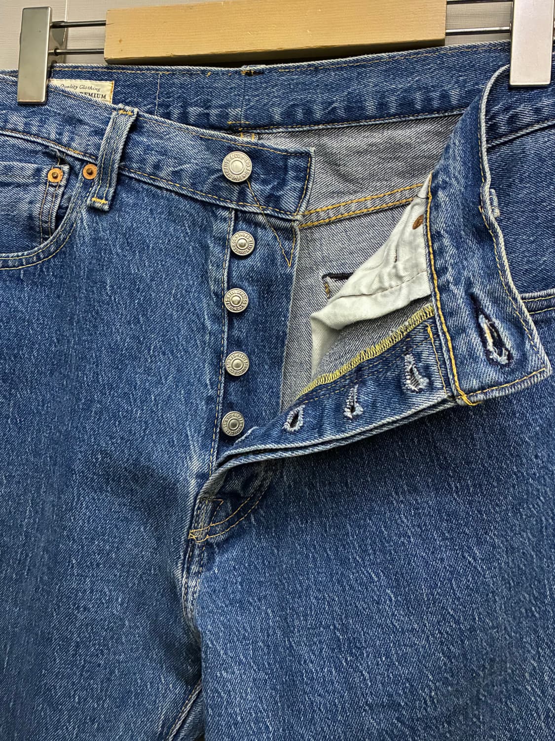 (31~32)Levis 리바이스 프리미엄 빅E 501 93 중청 데님 상품이미지2