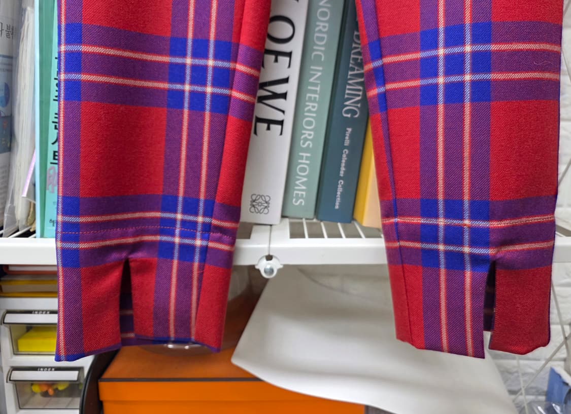 비비안웨스트우드 여성 겨울바지 24 타탄체크 울 팬츠 WL98 상품이미지3