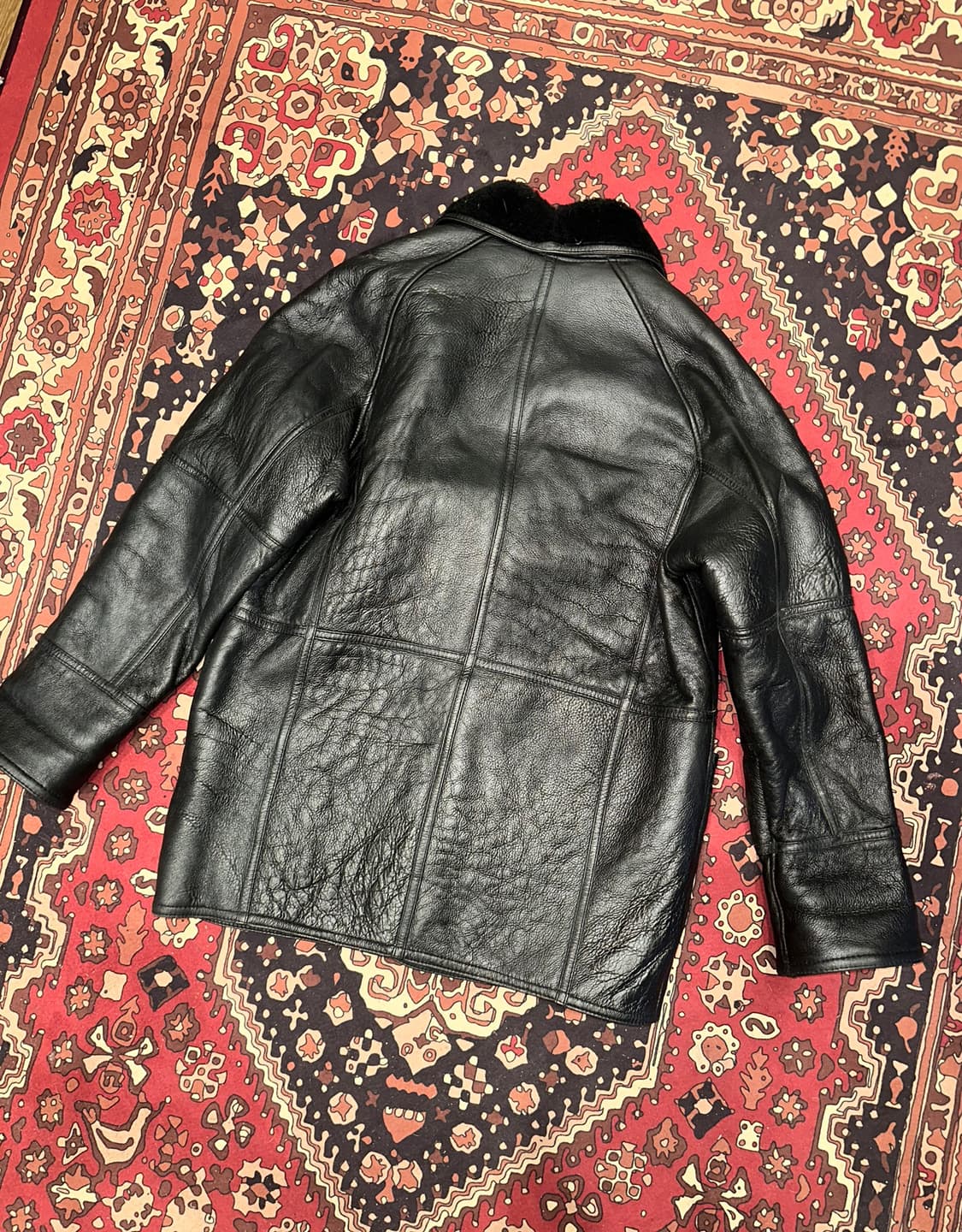 ( XL-2XL ) 양가죽무스탕 레더자켓 워크웨어 아메카지 무스탕 상품이미지3