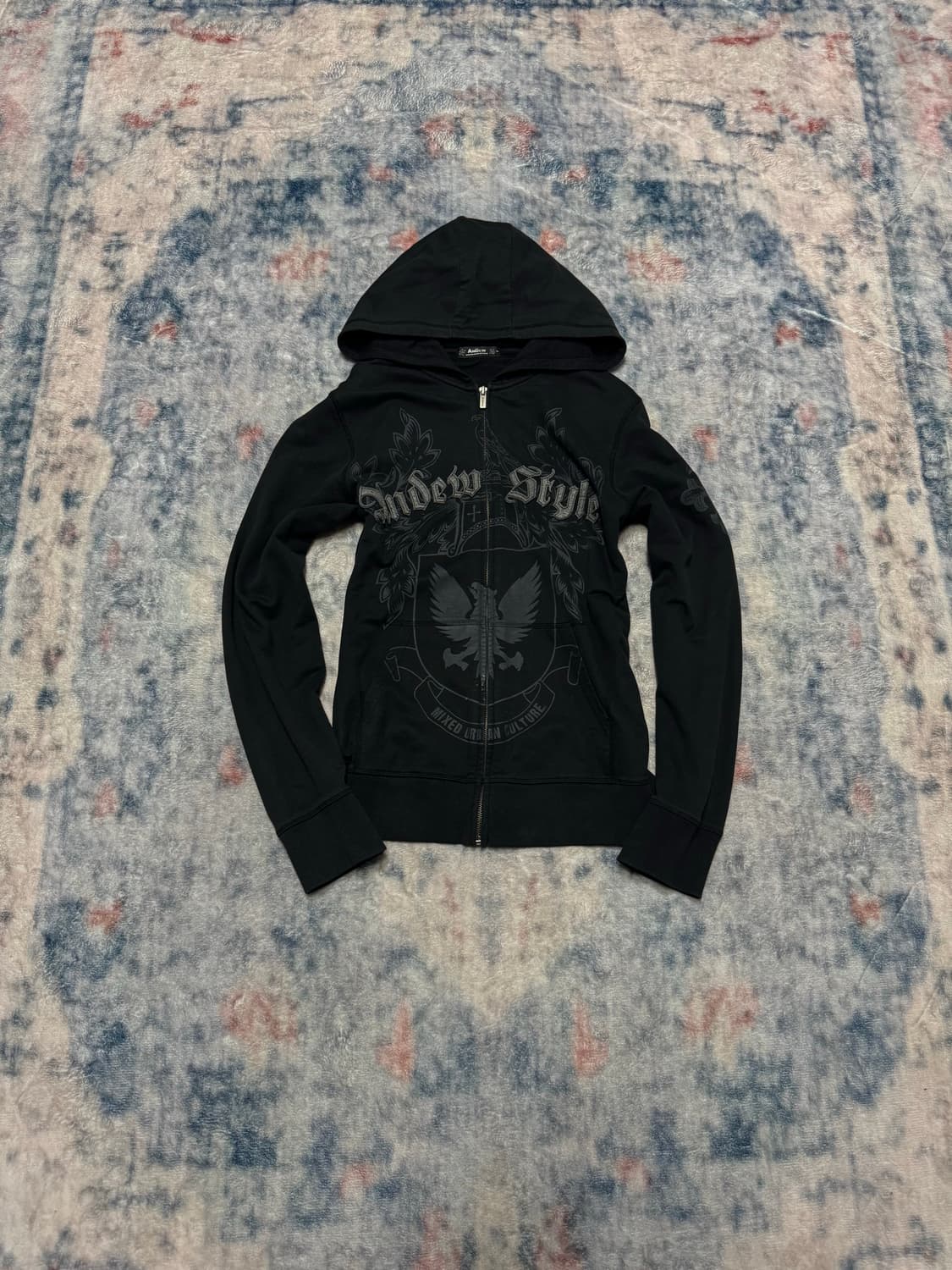 Unknown y2k lettering hoodie 상품이미지3