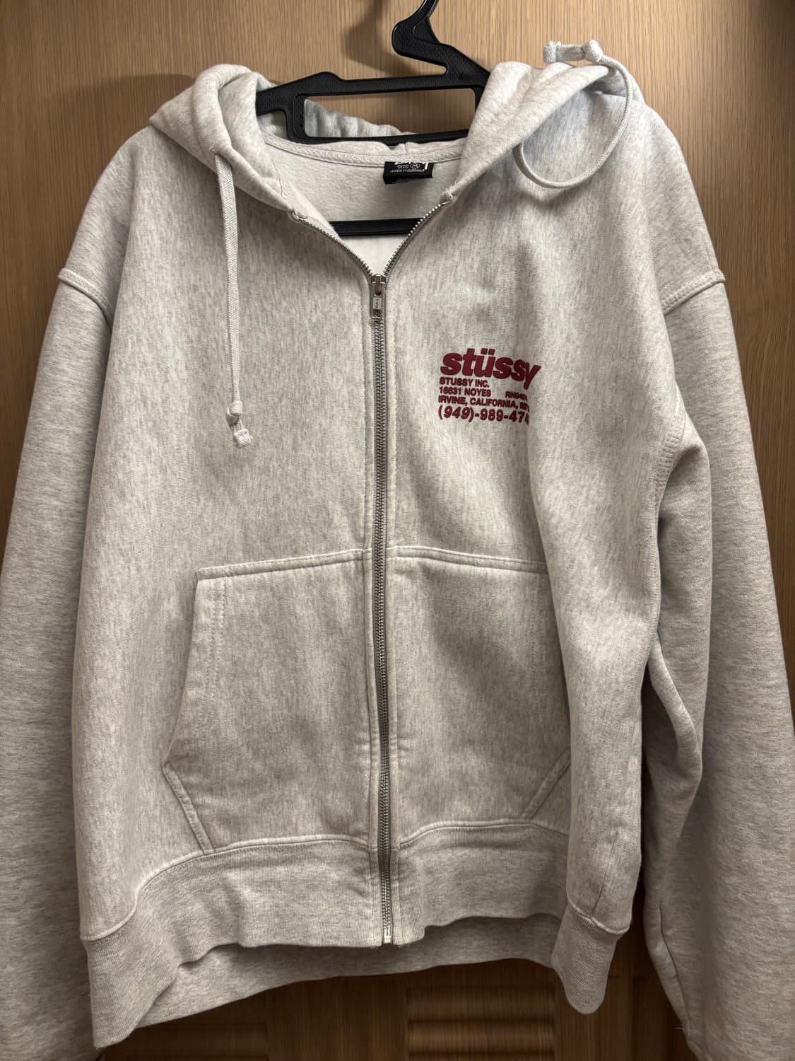 스투시 dna 후드집업 애쉬헤더 M 상품이미지1