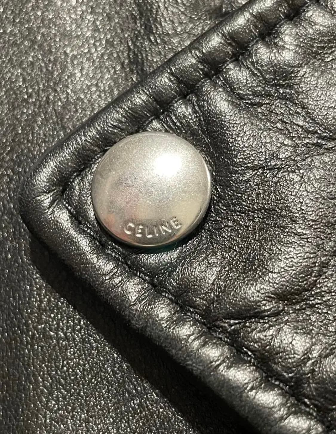 셀린느 클래식 바이커 레더 자켓 52사이즈 상품이미지6