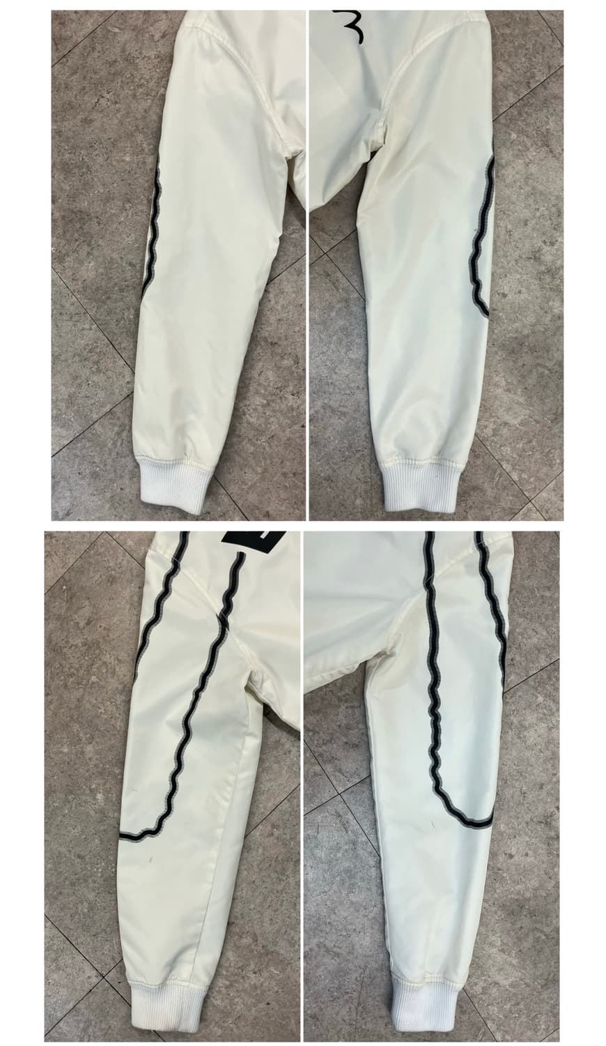 에비수 블루종 자켓 화이트 100(L)  #csz3756 상품이미지8