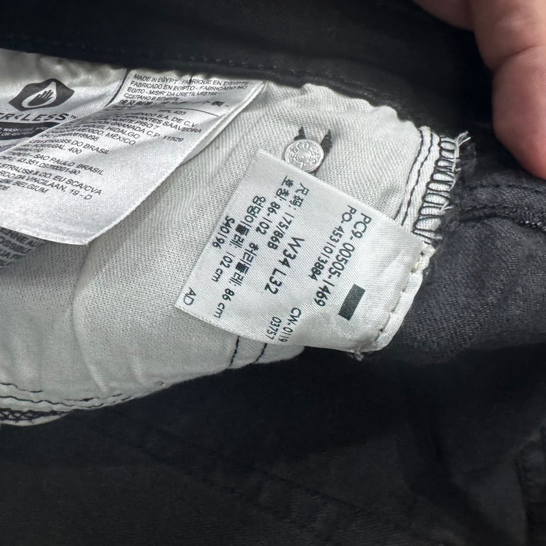 리바이스 블랙진 505 상품이미지6