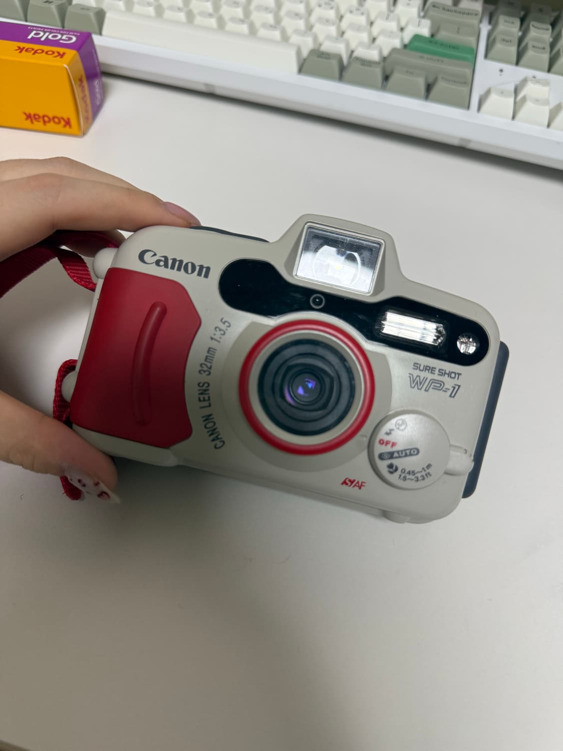 캐논 슈어샷 wp-1 필름 카메라 판매합니다(전소민, 뉴 카메라) 상품이미지2